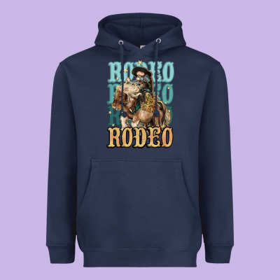 Rodeo Kid Cowboy Midilli Horse Heavyweight Hoodie Designed By Howdyjamesfarm