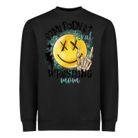 Black somebody's feral wrestling mom Heavyweight Sweatshirt - MaliasSmallBusiness