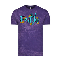 Cloud Purple faith Vintage Tee - MaliasSmallBusiness