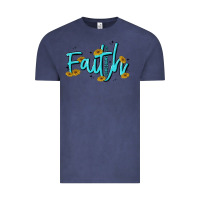 Vintage Denim faith Vintage Tee - MaliasSmallBusiness
