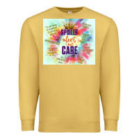 Antique Gold spoiler alert i don't care Premium Sweatshirt - TumblerDesignByShophia