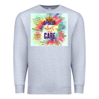 Heather Grey spoiler alert i don't care Premium Sweatshirt - TumblerDesignByShophia