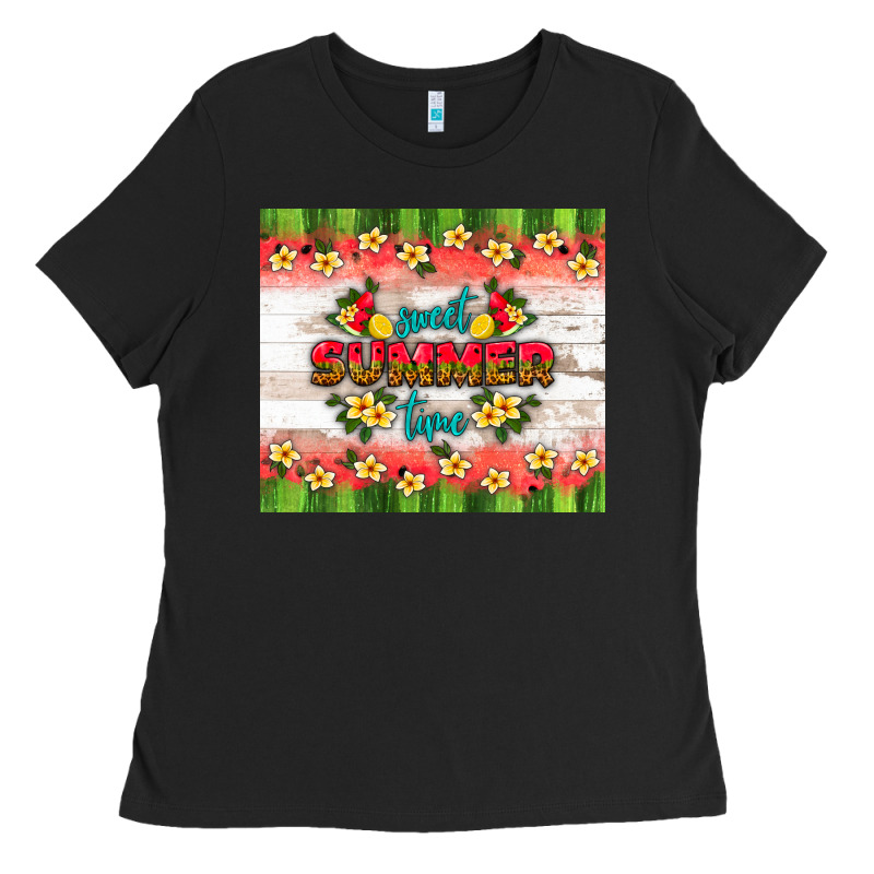 Sweet Summer Time Ladies Tee by HRA Design Shop | Teevron
