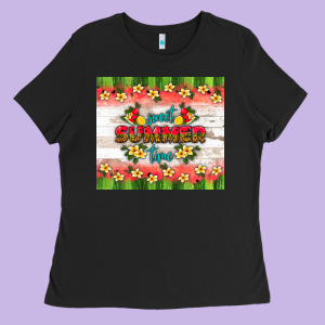 Sweet Summer Time Ladies Tee Designed By Hra Design Shop