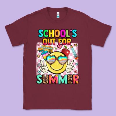 School's Out For Summer Classic Tee Designed By Jahusdesignshop