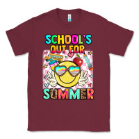 Burgundy school's out for summer Classic Tee - JahusDesignShop