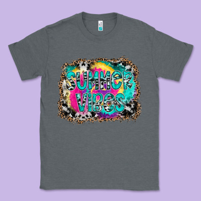 Summer Vibes Classic Tee Designed By Cowhidedigitalart