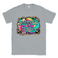 Heather Grey Summer Vibes Classic Tee - CowhideDigitalArt