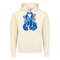 Vintage Artic blueribbon with boxing gloves Vintage Hoodie - NancyCooperArtShop