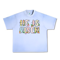 Grape Ice he is risen Urban Heavy Tee - MaliasSmallBusiness