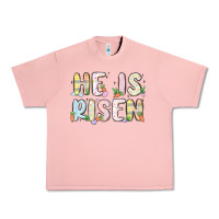 Salmon he is risen Urban Heavy Tee - MaliasSmallBusiness
