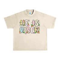 Sandshell he is risen Urban Heavy Tee - MaliasSmallBusiness