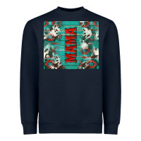 Navy western mama Heavyweight Sweatshirt - NancyCooperArtShop