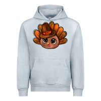 Heather Grey turkey and leopard pattern and thanksgiving hat bbs Urban Hoodie - BundleAndBundleShop