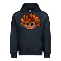 Navy turkey and leopard pattern and thanksgiving hat bbs Urban Hoodie - BundleAndBundleShop