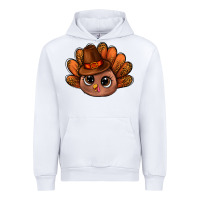 White turkey and leopard pattern and thanksgiving hat bbs Urban Hoodie - BundleAndBundleShop
