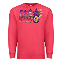 Cardinal Mardi Gras drinking team with gnome Premium Sweatshirt - HowdyJamesFarm
