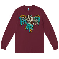 Burgundy thunderbird Long Sleeve Tee - JahusDesignShop