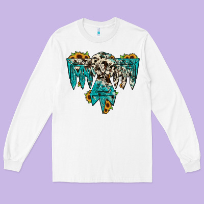 Thunderbird Long Sleeve Tee Designed By Jahusdesignshop