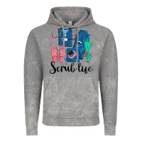 Cloud Rock Scrub Life Nurse Vintage Hoodie - LillyAllenDesigns