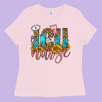 Icu Nurse Ladies Tee Designed By Fadigitalartstudio