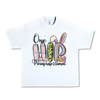 White one hip paraprofessional Urban Heavy Tee - MaliasSmallBusiness