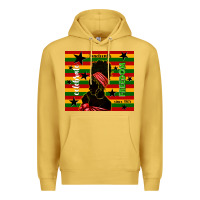 Antique Gold juneteenth celebrate freedom since 1865 Premium Hoodie - TumblerDesignByShophia