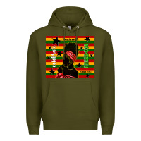 Army Green juneteenth celebrate freedom since 1865 Premium Hoodie - TumblerDesignByShophia