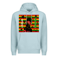 Blue Mist juneteenth celebrate freedom since 1865 Premium Hoodie - TumblerDesignByShophia