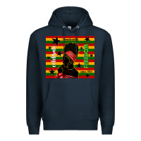 Navy juneteenth celebrate freedom since 1865 Premium Hoodie - TumblerDesignByShophia