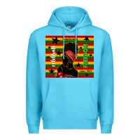 Ocean Blue juneteenth celebrate freedom since 1865 Premium Hoodie - TumblerDesignByShophia