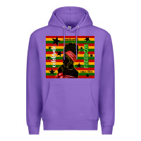 Purple juneteenth celebrate freedom since 1865 Premium Hoodie - TumblerDesignByShophia