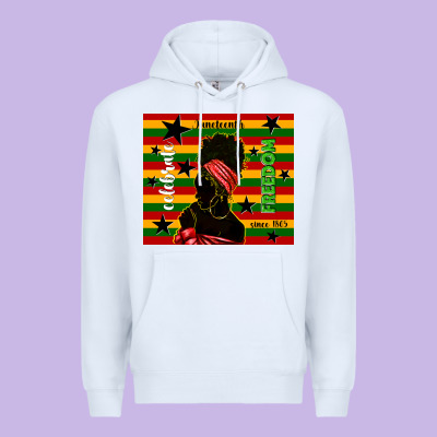 Juneteenth Celebrate Freedom Since 1865 Premium Hoodie Designed By Tumblerdesignbyshophia