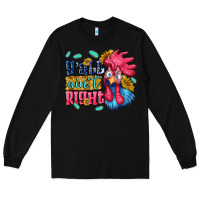 Black yall aint right with chicken Long Sleeve Tee - NancyCooperArtShop