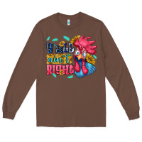 Chestnut yall aint right with chicken Long Sleeve Tee - NancyCooperArtShop