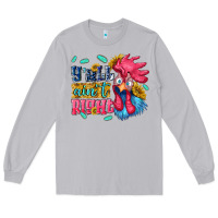 Moon Dust yall aint right with chicken Long Sleeve Tee - NancyCooperArtShop