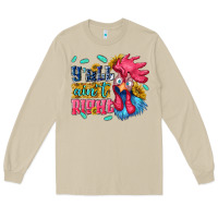 Mushroom yall aint right with chicken Long Sleeve Tee - NancyCooperArtShop