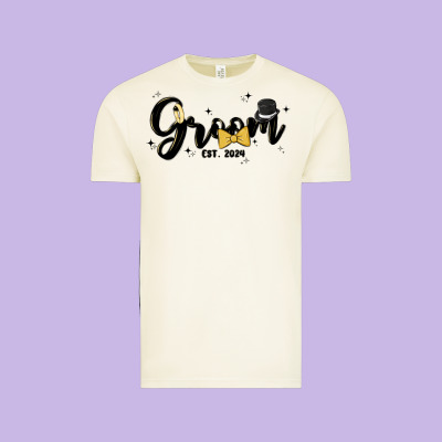 Groom Vintage Tee Designed By Maliassmallbusiness