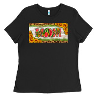 Black watermelon mom license plate Ladies Tee - HRA Design Shop