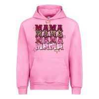 Fuchsia Pink Mama mama mama mama Mother's Day Urban Hoodie - FaDigitalArtStudio