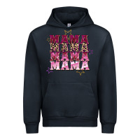 Navy Mama mama mama mama Mother's Day Urban Hoodie - FaDigitalArtStudio