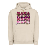 Pigment French Oak Mama mama mama mama Mother's Day Urban Hoodie - FaDigitalArtStudio