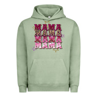 Pigment Oil Green Mama mama mama mama Mother's Day Urban Hoodie - FaDigitalArtStudio