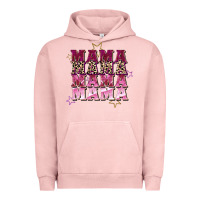 Pigment Salmon Mama mama mama mama Mother's Day Urban Hoodie - FaDigitalArtStudio