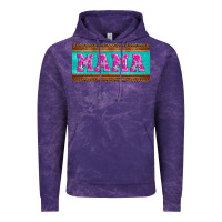 Cloud Purple floral mama mother's day license plate Vintage Hoodie - Jasminsmagicworld