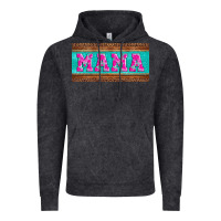 Vintage Black floral mama mother's day license plate Vintage Hoodie - Jasminsmagicworld