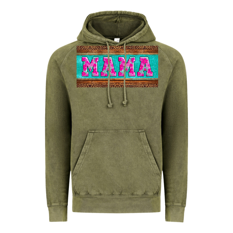 Floral Mama Mother's Day License Plate Vintage Hoodie by Jasminsmagicworld | Teevron