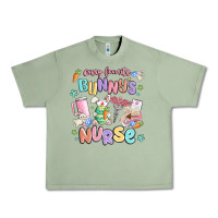 Oil Green every favorite bunnys nurse Urban Heavy Tee - MaliasSmallBusiness