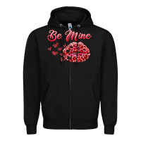 Black be mine kiss Zipper Hoodie - RanaPortraitStore