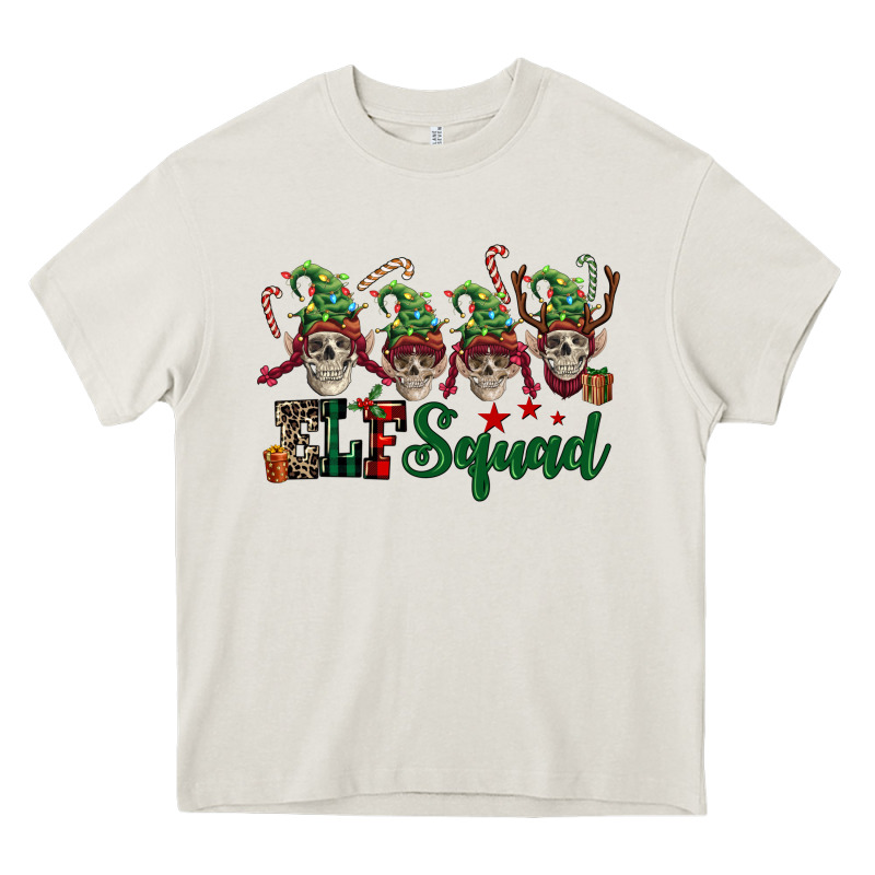 Elf Squad Skulls Heavy Core Tee by FaDigitalArtStudio | Teevron